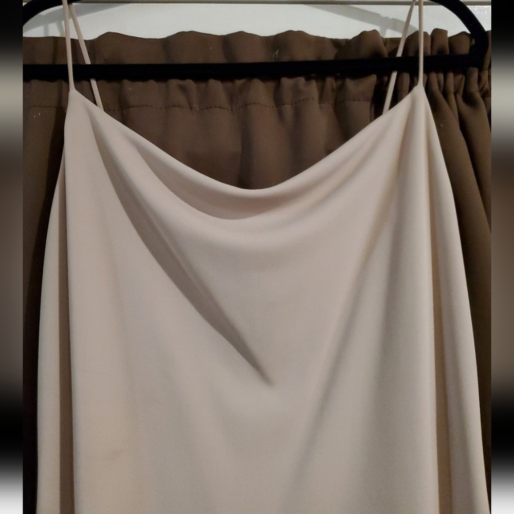 Prom dress beige/white